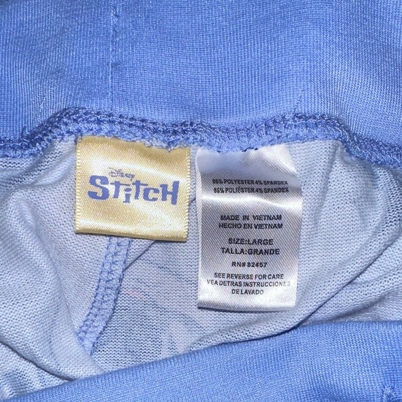 Disney Stitch Blue Lounge Pants - Picture 2 of 2
